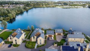 Aerial view over The Landings Lake- click for photo gallery